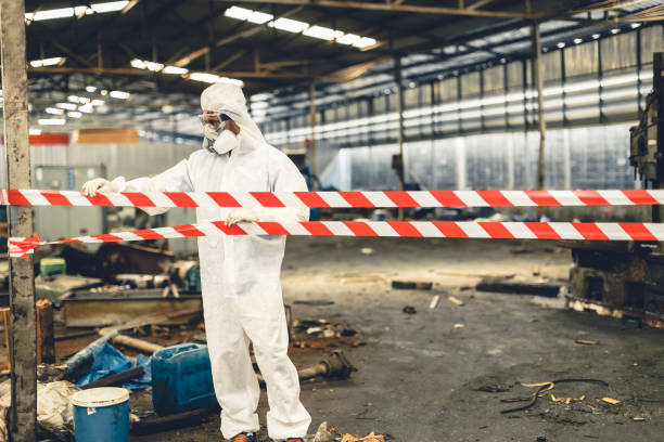 Professional Biohazard technician working in North Woodstock, NH